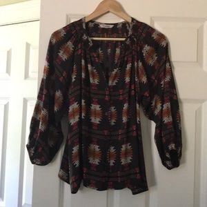 Classic Tucker blouse 100%silk